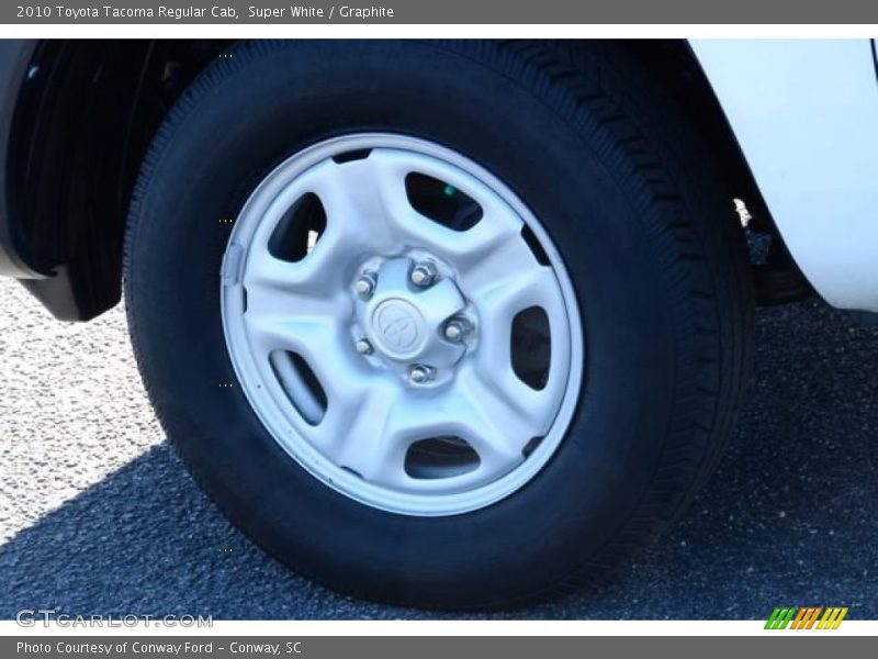 Super White / Graphite 2010 Toyota Tacoma Regular Cab