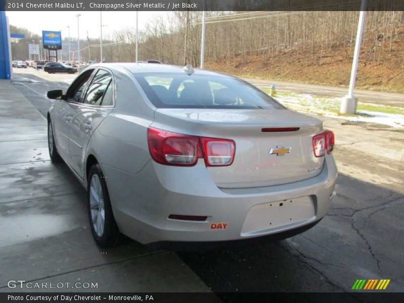 Champagne Silver Metallic / Jet Black 2014 Chevrolet Malibu LT