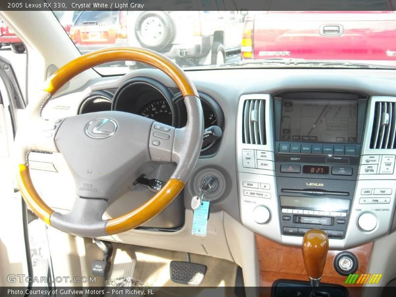 Crystal White / Light Gray 2005 Lexus RX 330