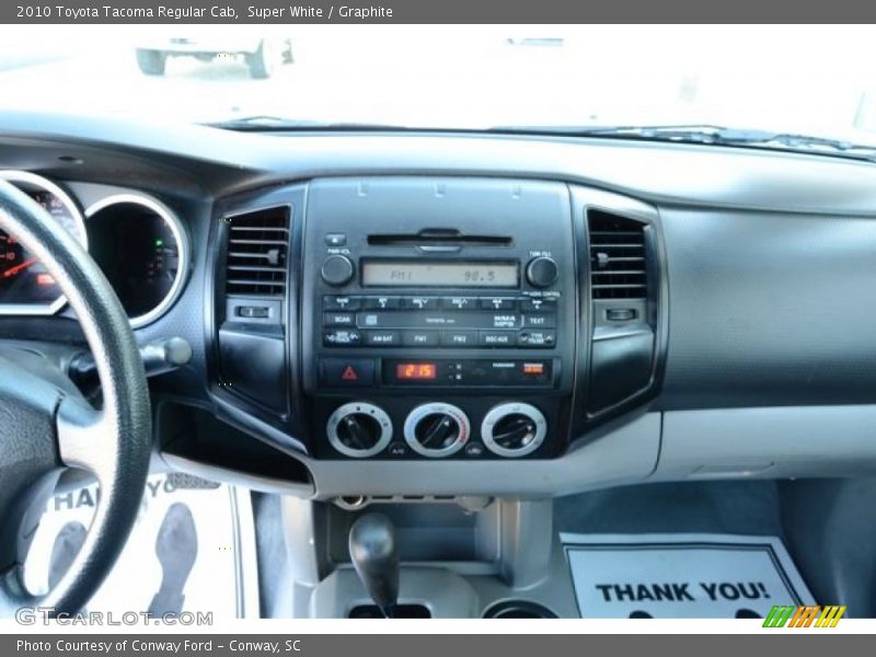 Super White / Graphite 2010 Toyota Tacoma Regular Cab