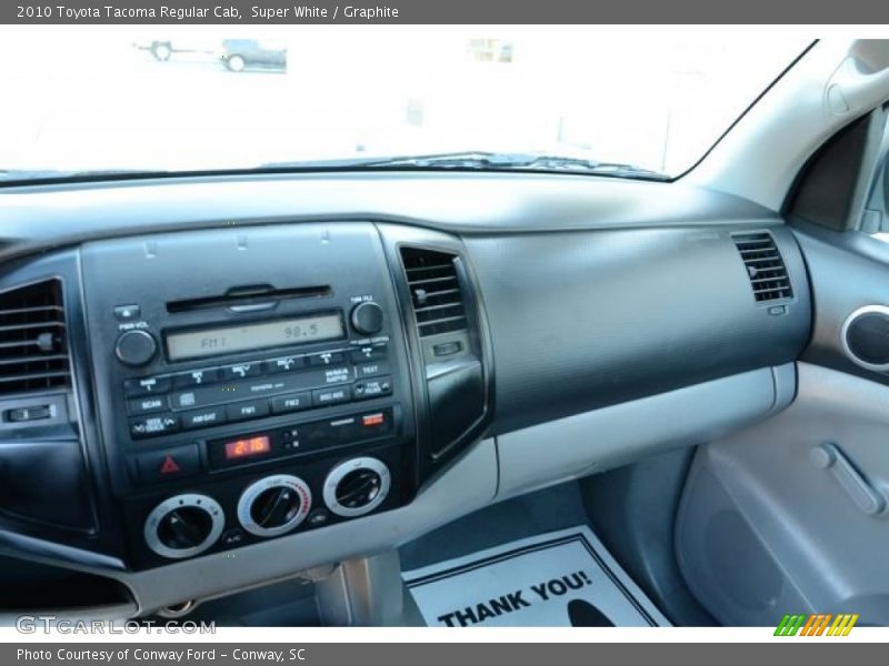 Super White / Graphite 2010 Toyota Tacoma Regular Cab