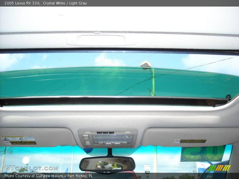 Crystal White / Light Gray 2005 Lexus RX 330