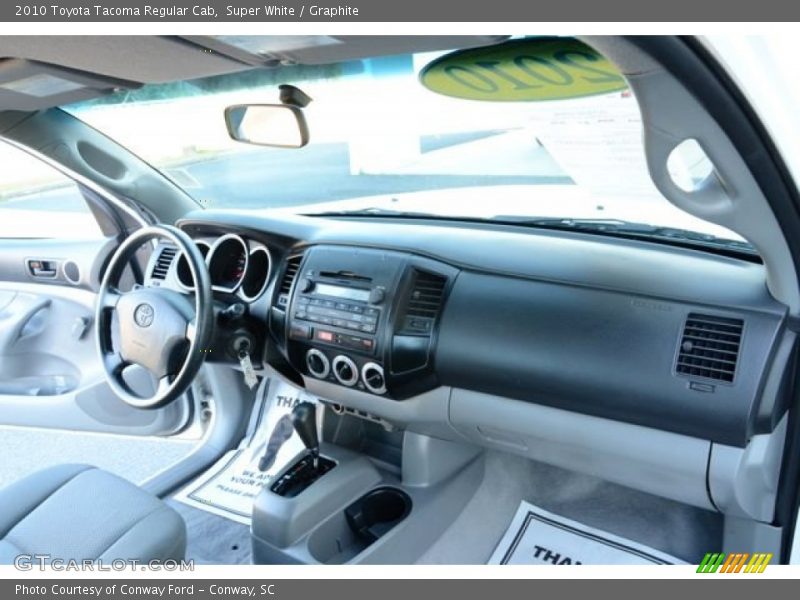 Super White / Graphite 2010 Toyota Tacoma Regular Cab