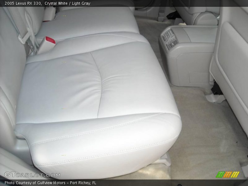Crystal White / Light Gray 2005 Lexus RX 330