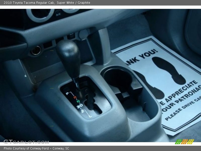 Super White / Graphite 2010 Toyota Tacoma Regular Cab
