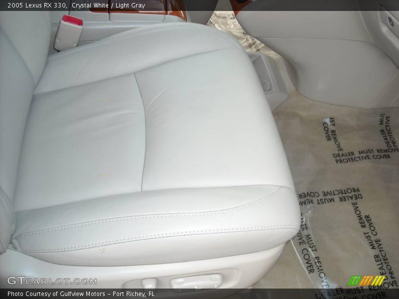 Crystal White / Light Gray 2005 Lexus RX 330