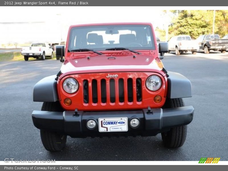 Flame Red / Black 2012 Jeep Wrangler Sport 4x4