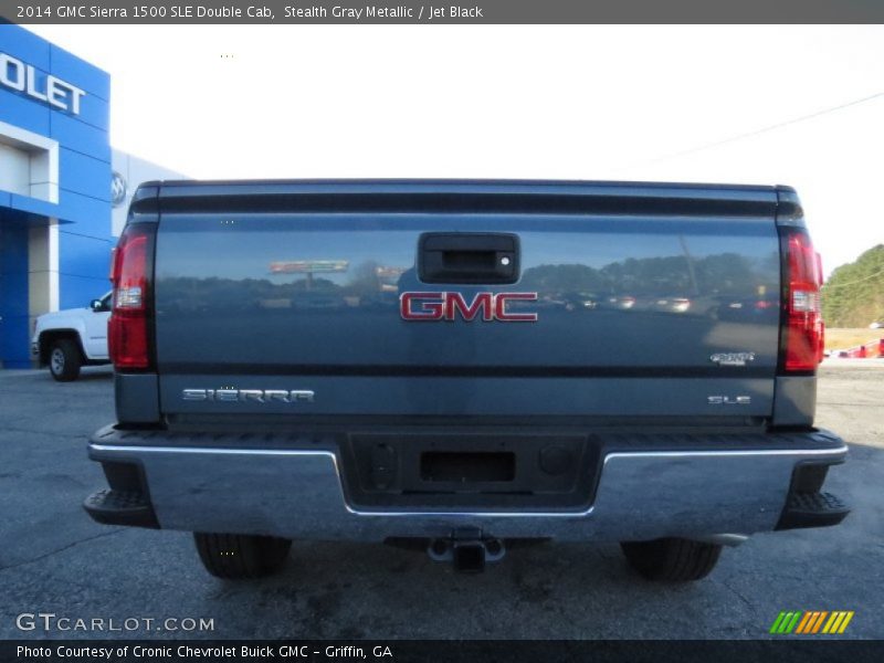 Stealth Gray Metallic / Jet Black 2014 GMC Sierra 1500 SLE Double Cab