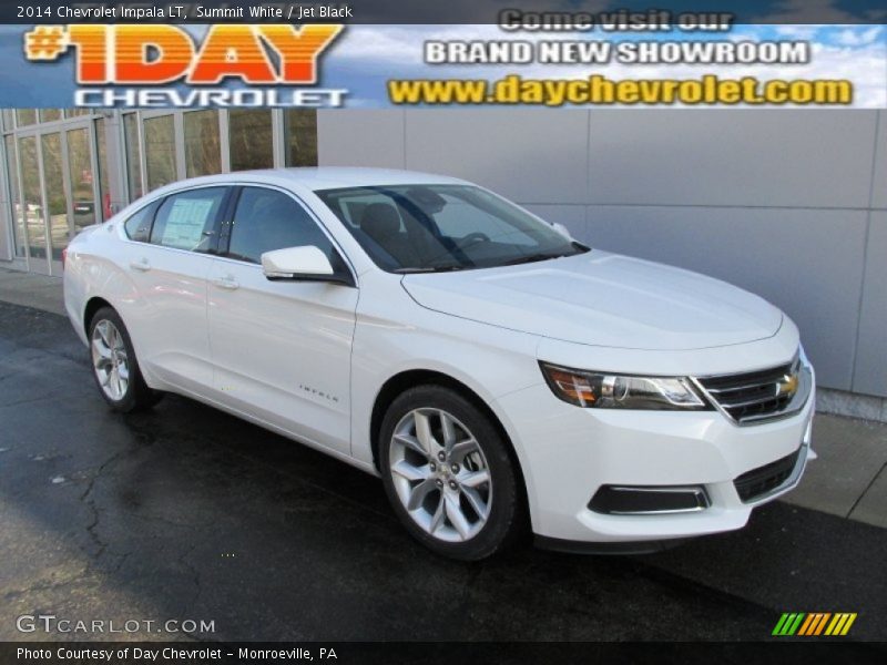 Summit White / Jet Black 2014 Chevrolet Impala LT