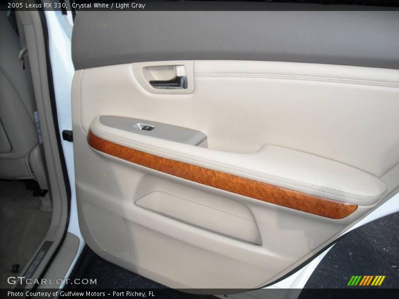 Crystal White / Light Gray 2005 Lexus RX 330
