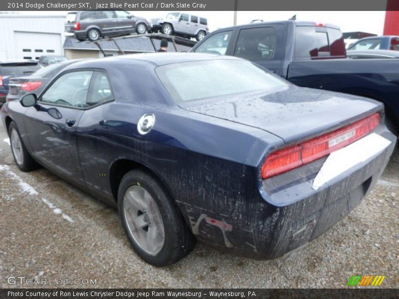 Jazz Blue Pearl Coat / Dark Slate Gray 2014 Dodge Challenger SXT