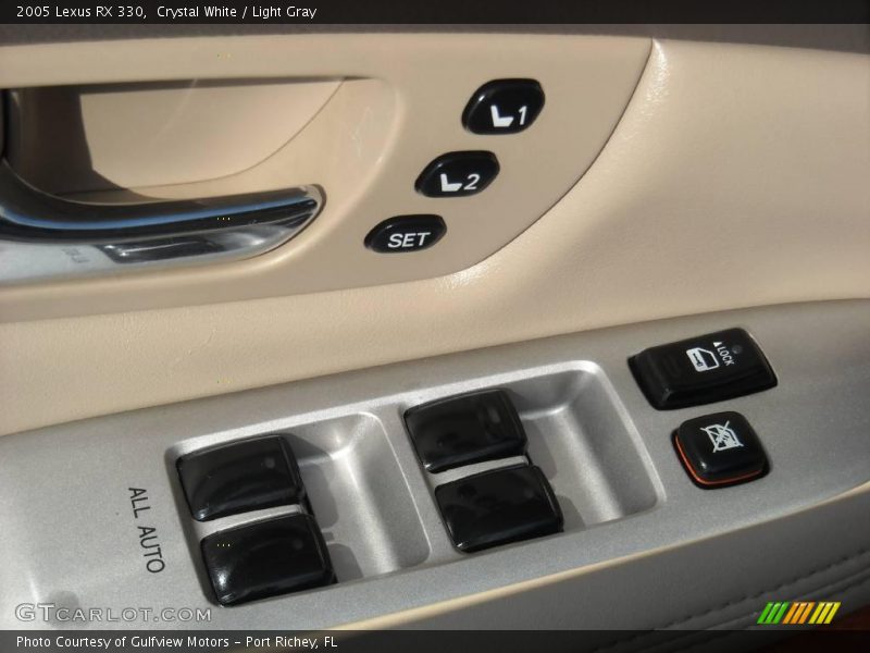 Crystal White / Light Gray 2005 Lexus RX 330