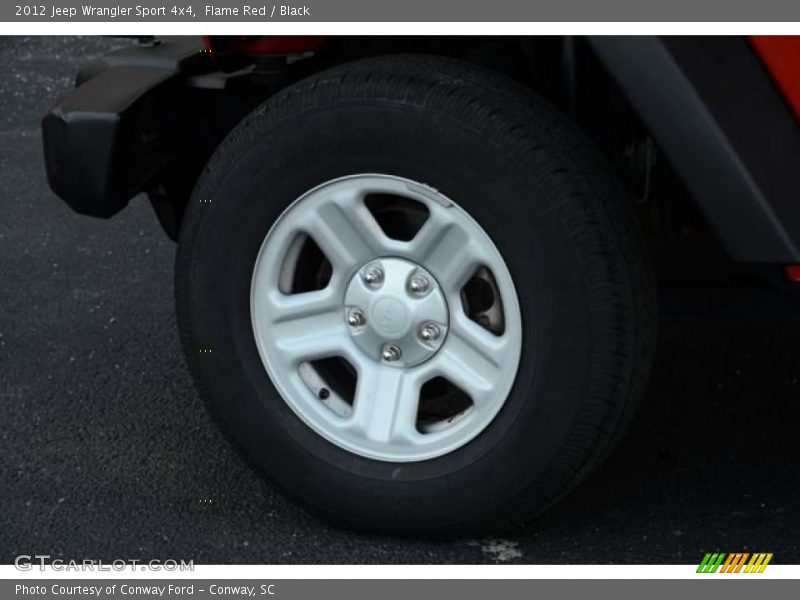 Flame Red / Black 2012 Jeep Wrangler Sport 4x4