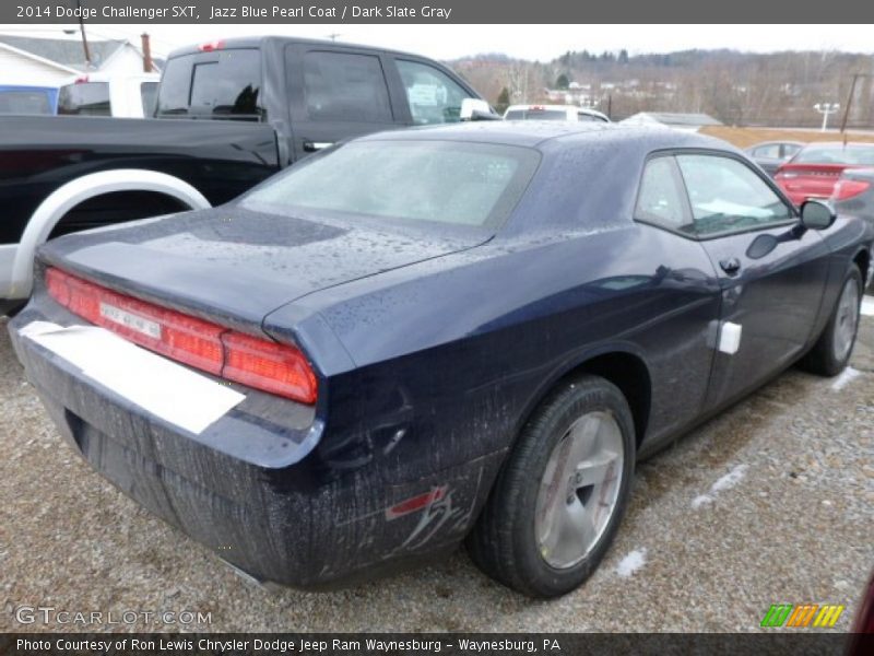 Jazz Blue Pearl Coat / Dark Slate Gray 2014 Dodge Challenger SXT