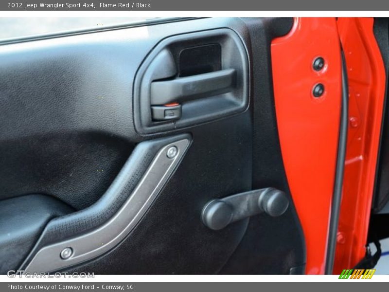 Flame Red / Black 2012 Jeep Wrangler Sport 4x4