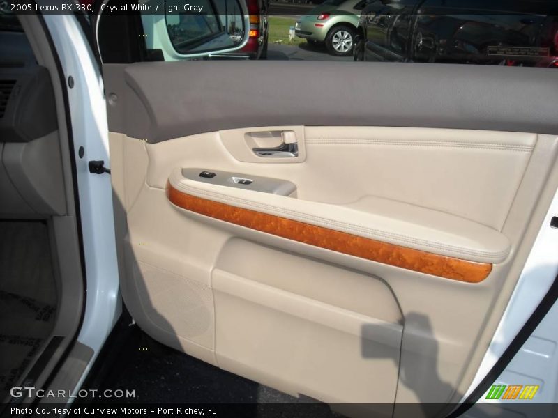 Crystal White / Light Gray 2005 Lexus RX 330