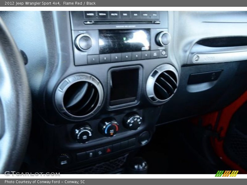 Flame Red / Black 2012 Jeep Wrangler Sport 4x4