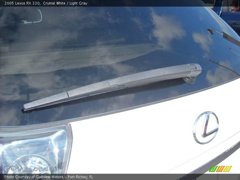 Crystal White / Light Gray 2005 Lexus RX 330