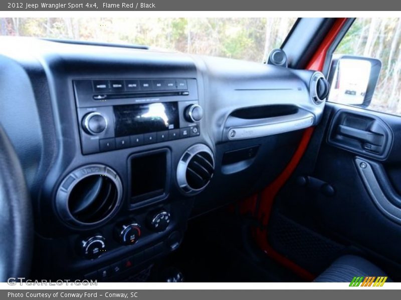 Flame Red / Black 2012 Jeep Wrangler Sport 4x4