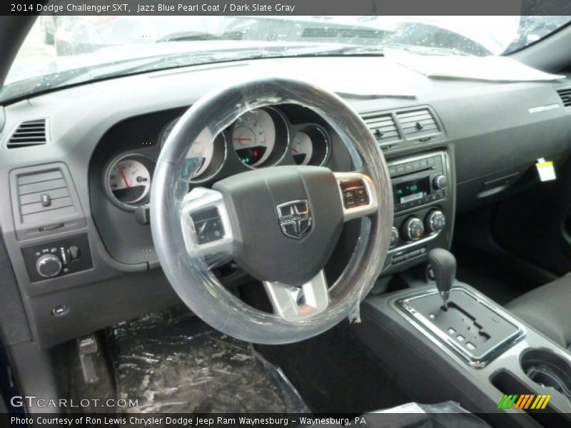 Jazz Blue Pearl Coat / Dark Slate Gray 2014 Dodge Challenger SXT