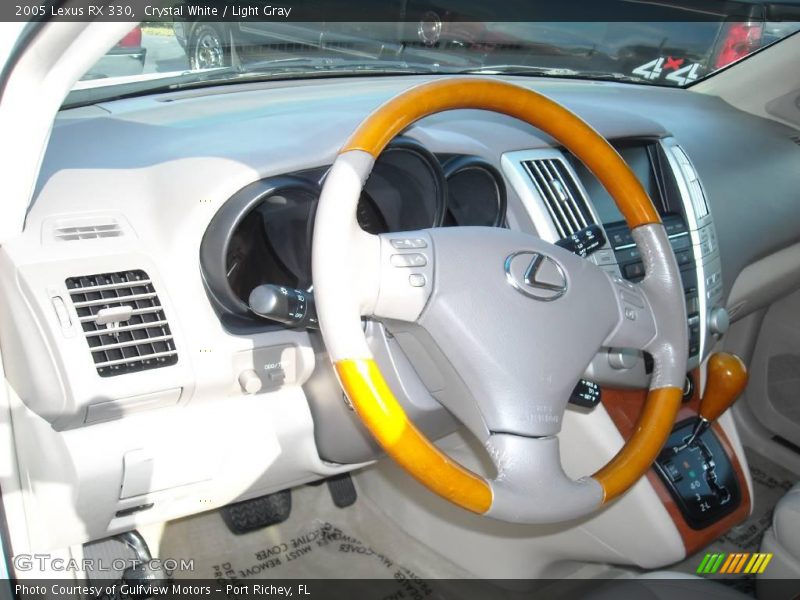 Crystal White / Light Gray 2005 Lexus RX 330