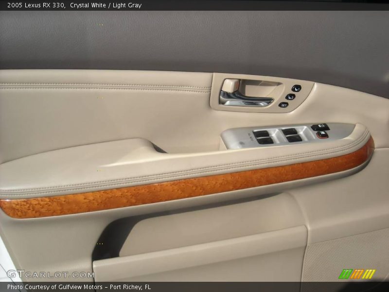 Crystal White / Light Gray 2005 Lexus RX 330