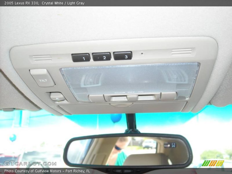 Crystal White / Light Gray 2005 Lexus RX 330