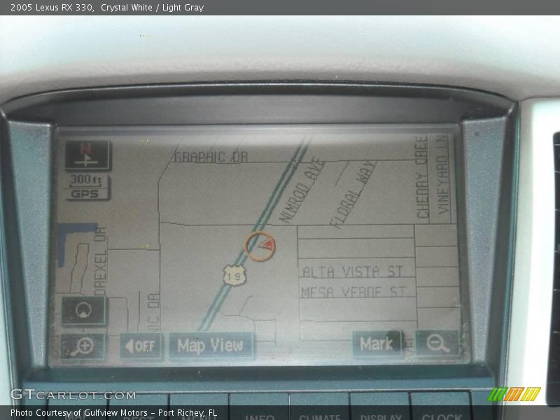 Crystal White / Light Gray 2005 Lexus RX 330