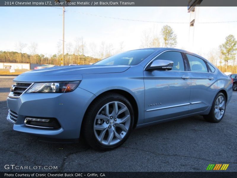 Silver Topaz Metallic / Jet Black/Dark Titanium 2014 Chevrolet Impala LTZ