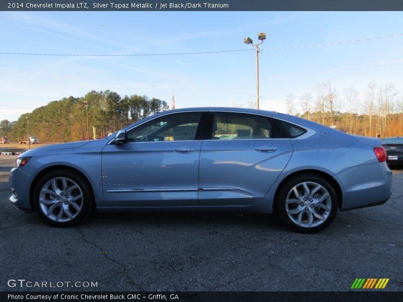 Silver Topaz Metallic / Jet Black/Dark Titanium 2014 Chevrolet Impala LTZ