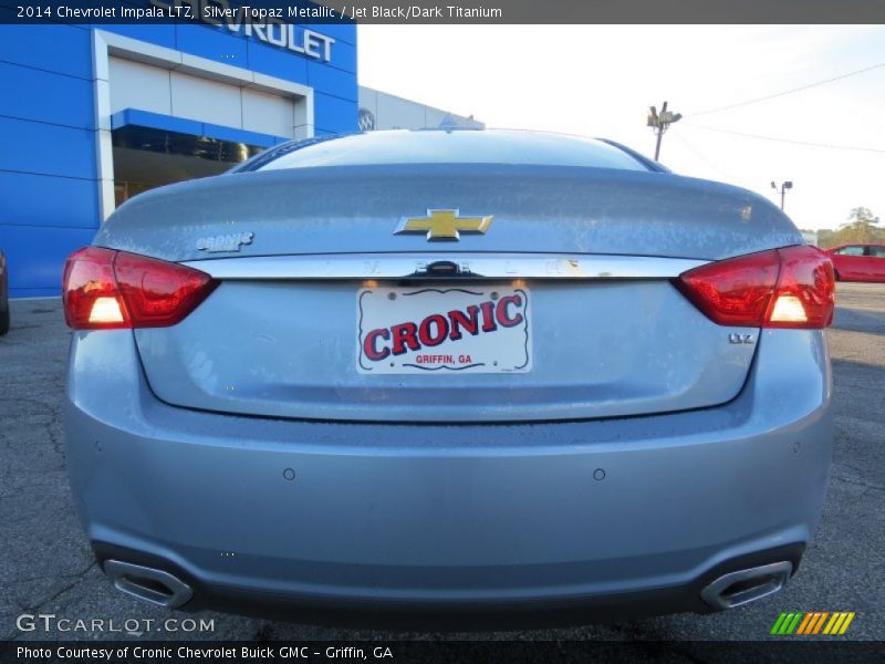 Silver Topaz Metallic / Jet Black/Dark Titanium 2014 Chevrolet Impala LTZ