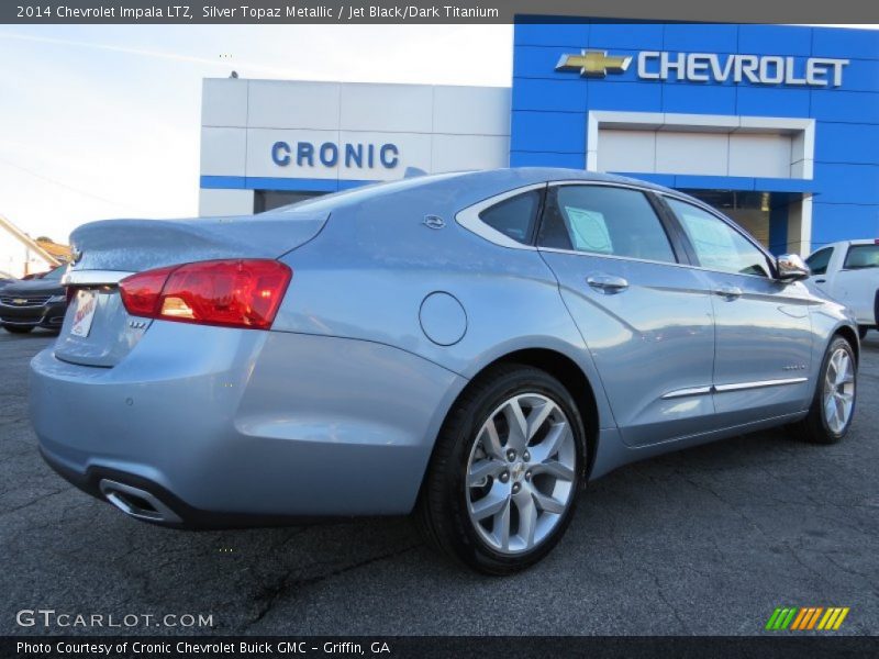 Silver Topaz Metallic / Jet Black/Dark Titanium 2014 Chevrolet Impala LTZ