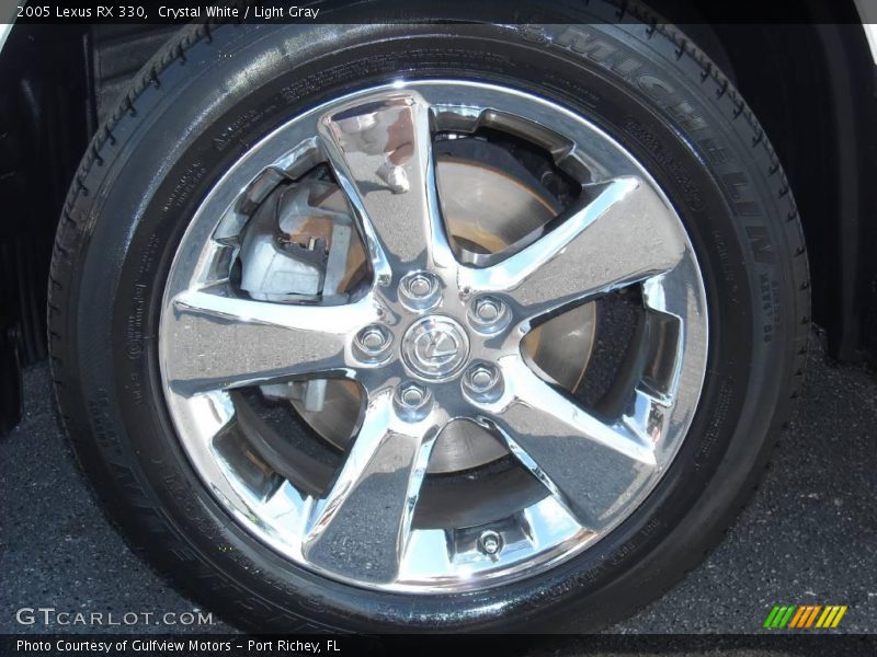 Crystal White / Light Gray 2005 Lexus RX 330