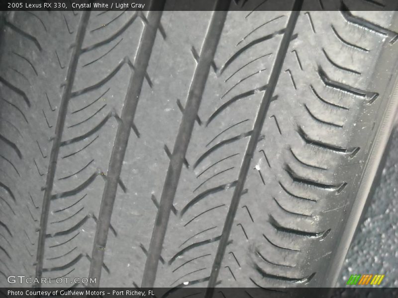 Crystal White / Light Gray 2005 Lexus RX 330