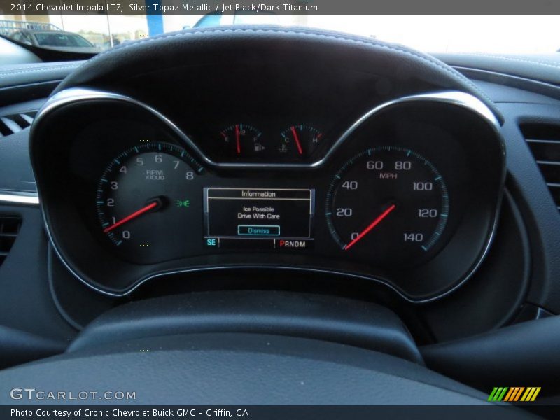 Silver Topaz Metallic / Jet Black/Dark Titanium 2014 Chevrolet Impala LTZ