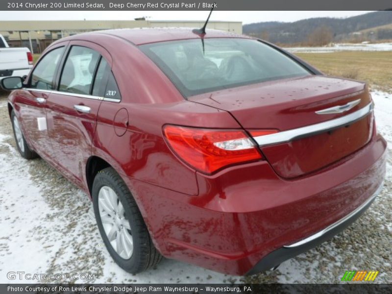 Deep Cherry Red Crystal Pearl / Black 2014 Chrysler 200 Limited Sedan
