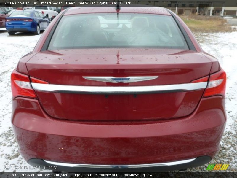 Deep Cherry Red Crystal Pearl / Black 2014 Chrysler 200 Limited Sedan