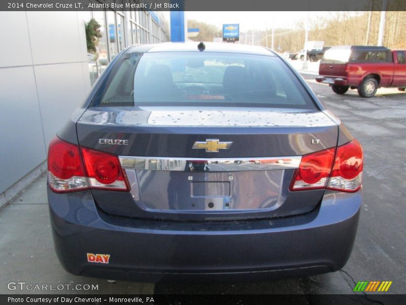 Atlantis Blue Metallic / Jet Black 2014 Chevrolet Cruze LT