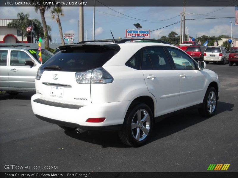 Crystal White / Light Gray 2005 Lexus RX 330