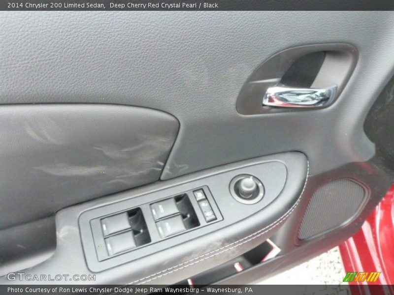 Deep Cherry Red Crystal Pearl / Black 2014 Chrysler 200 Limited Sedan