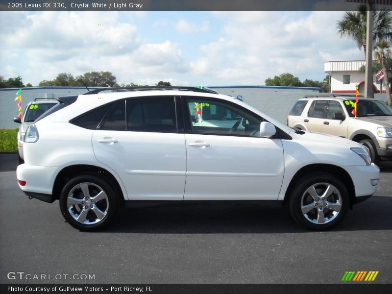 Crystal White / Light Gray 2005 Lexus RX 330