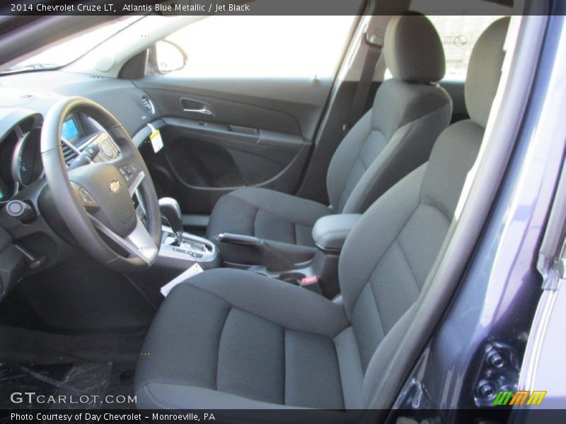 Atlantis Blue Metallic / Jet Black 2014 Chevrolet Cruze LT