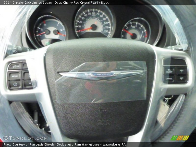 Deep Cherry Red Crystal Pearl / Black 2014 Chrysler 200 Limited Sedan