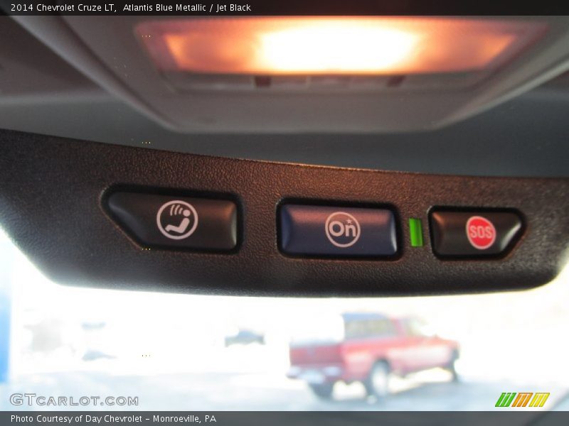Atlantis Blue Metallic / Jet Black 2014 Chevrolet Cruze LT