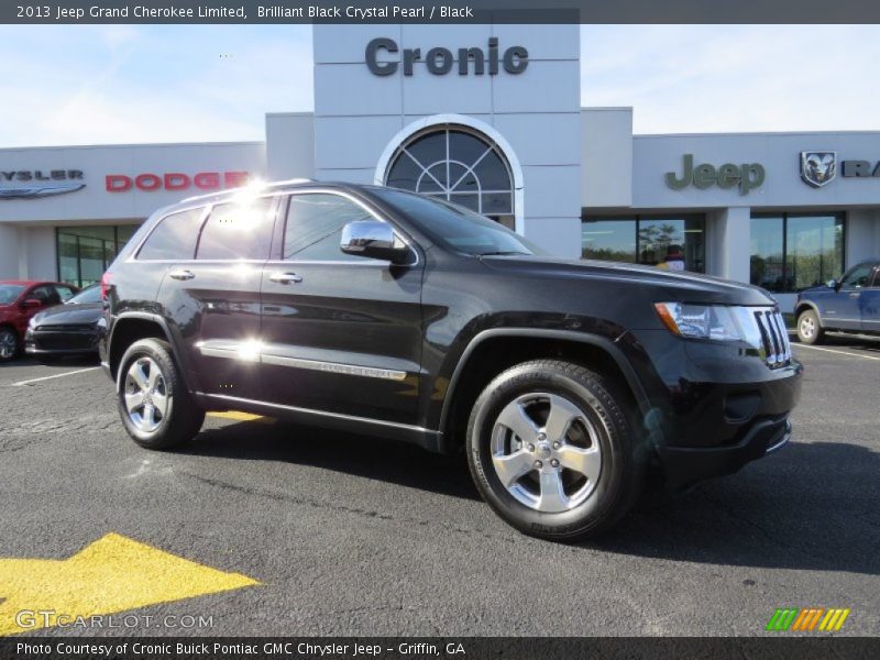 Brilliant Black Crystal Pearl / Black 2013 Jeep Grand Cherokee Limited
