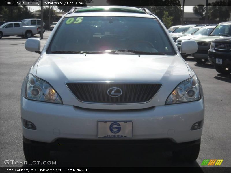 Crystal White / Light Gray 2005 Lexus RX 330