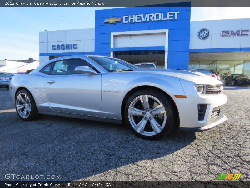 Silver Ice Metallic / Black 2013 Chevrolet Camaro ZL1
