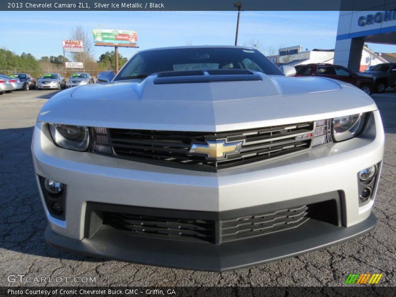 Silver Ice Metallic / Black 2013 Chevrolet Camaro ZL1