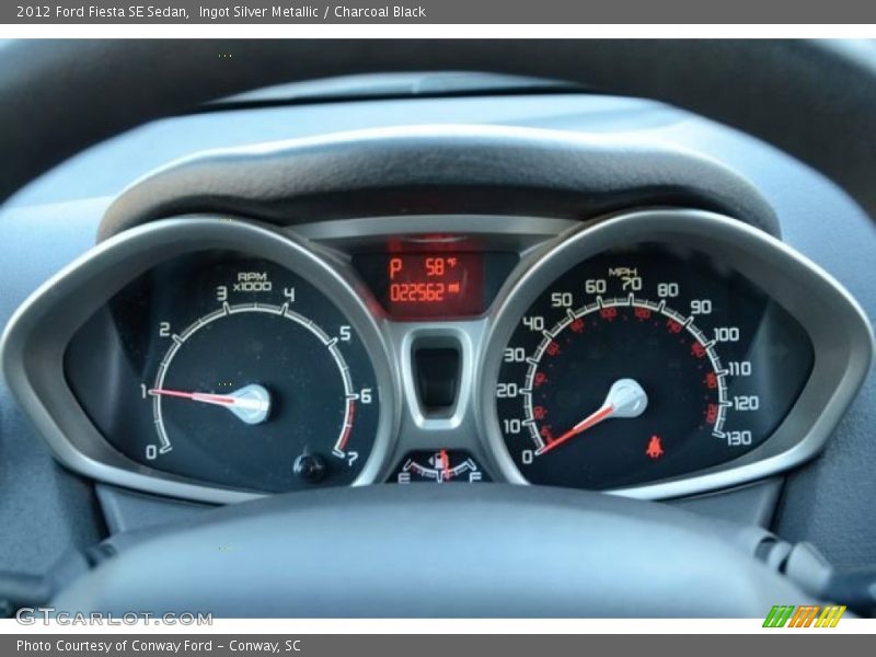  2012 Fiesta SE Sedan SE Sedan Gauges