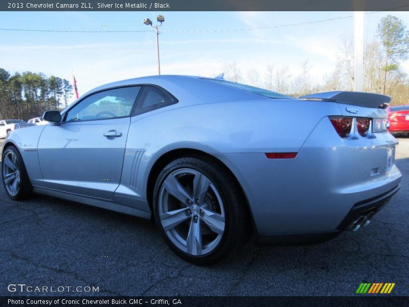 Silver Ice Metallic / Black 2013 Chevrolet Camaro ZL1